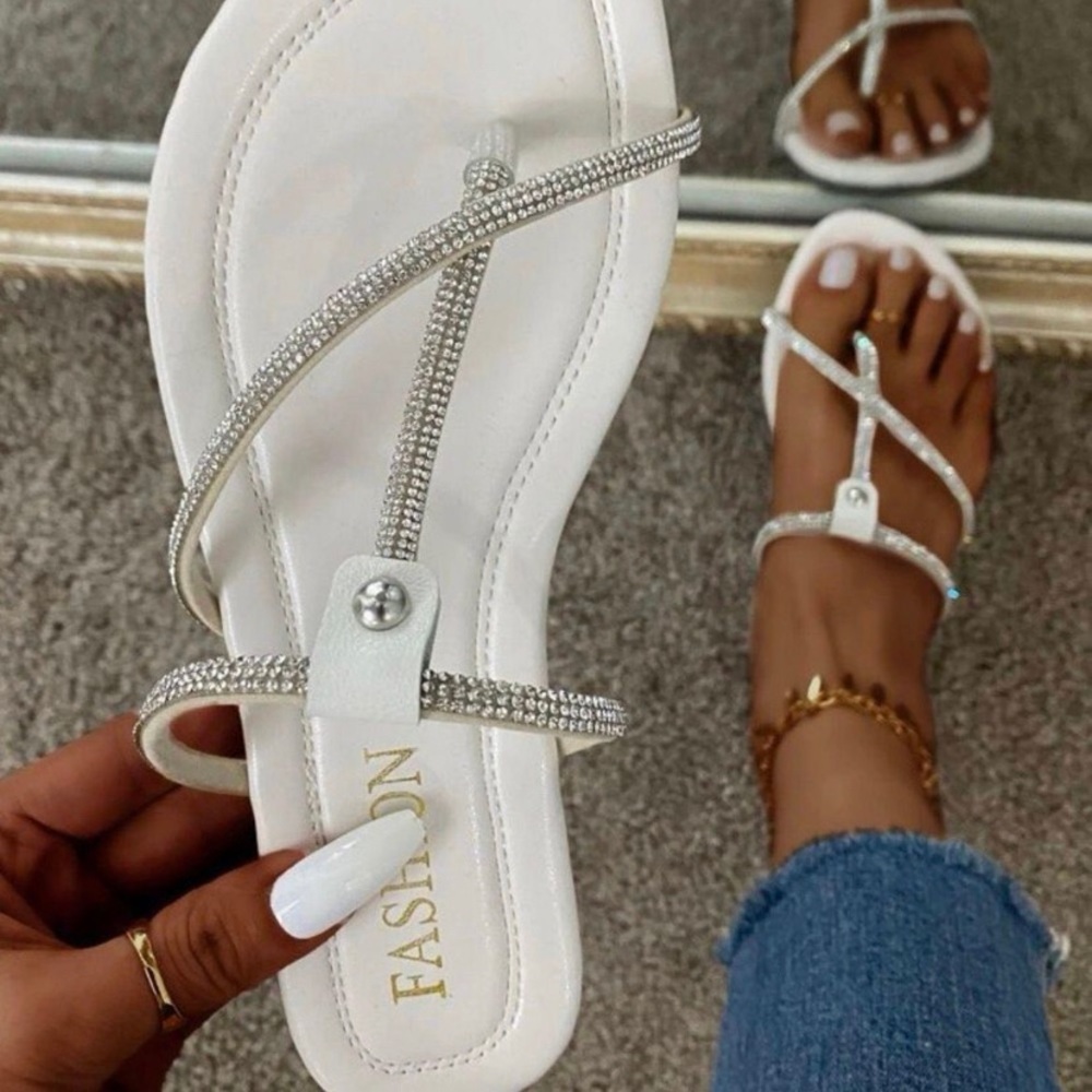 Rhinestone sandals